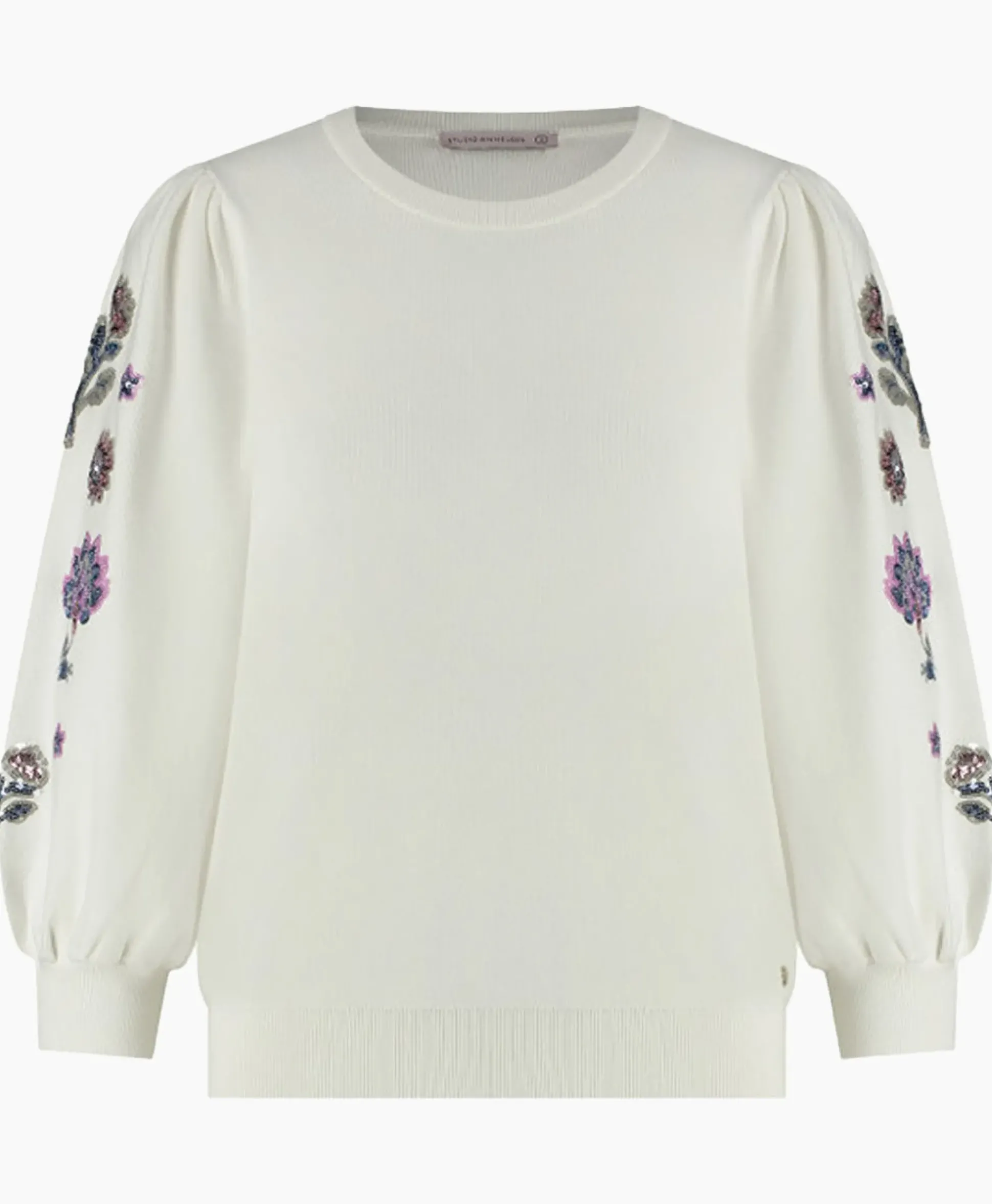 Studio Anneloes Pullover Hollie Embroidery Ecru
