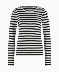Studio Anneloes Pullover Luna Stripe Ecru