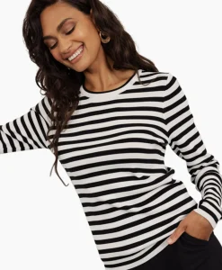 Studio Anneloes Pullover Luna Stripe Ecru