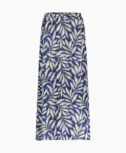 Studio Anneloes Rok Janou Satin Flower Skirt Blauw