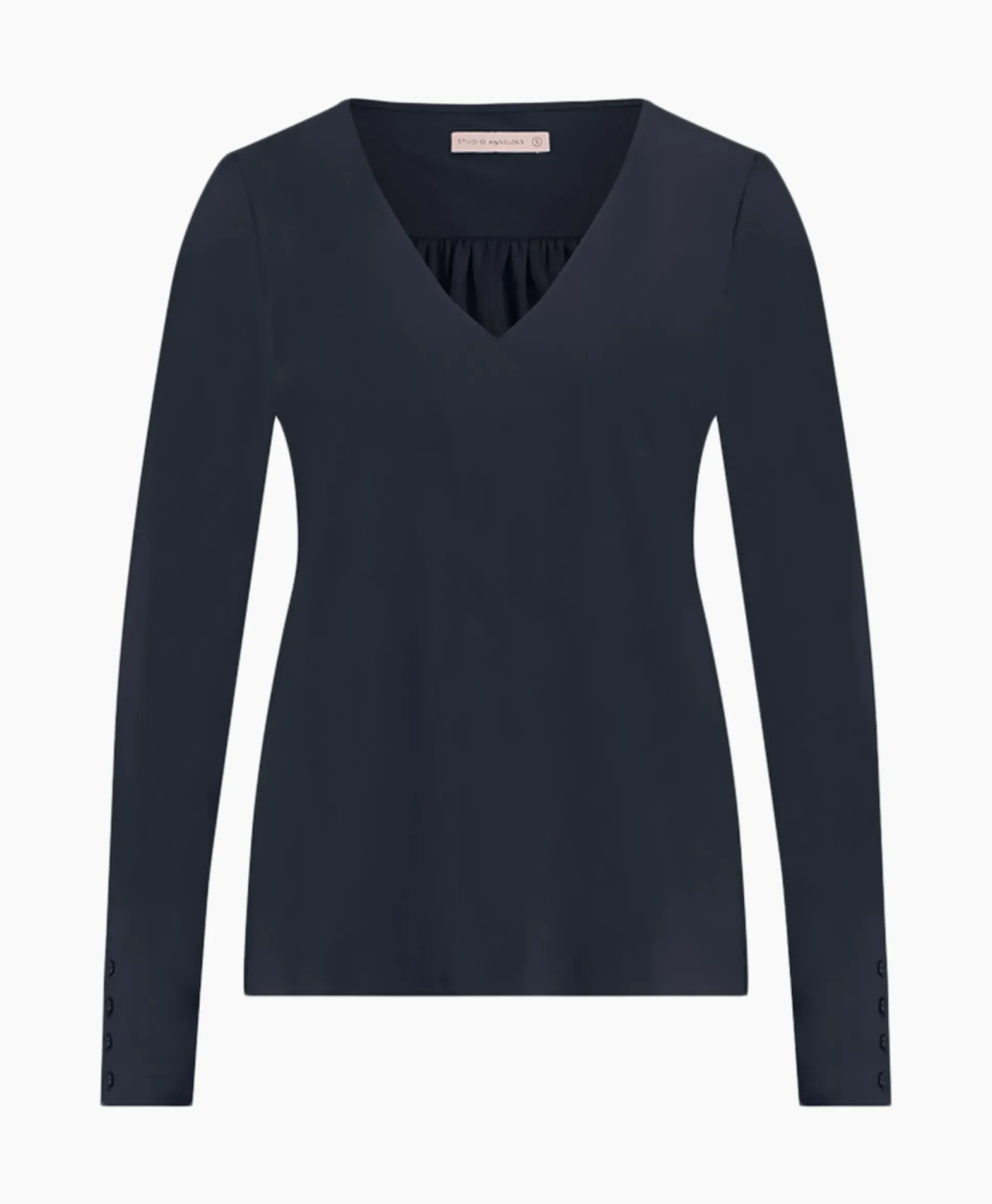 Studio Anneloes Top & T-Shirt Lesley Shirt Donker Blauw