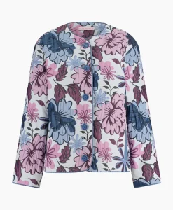 Studio Anneloes Top Esra Jaquard Flower Jacket Ecru