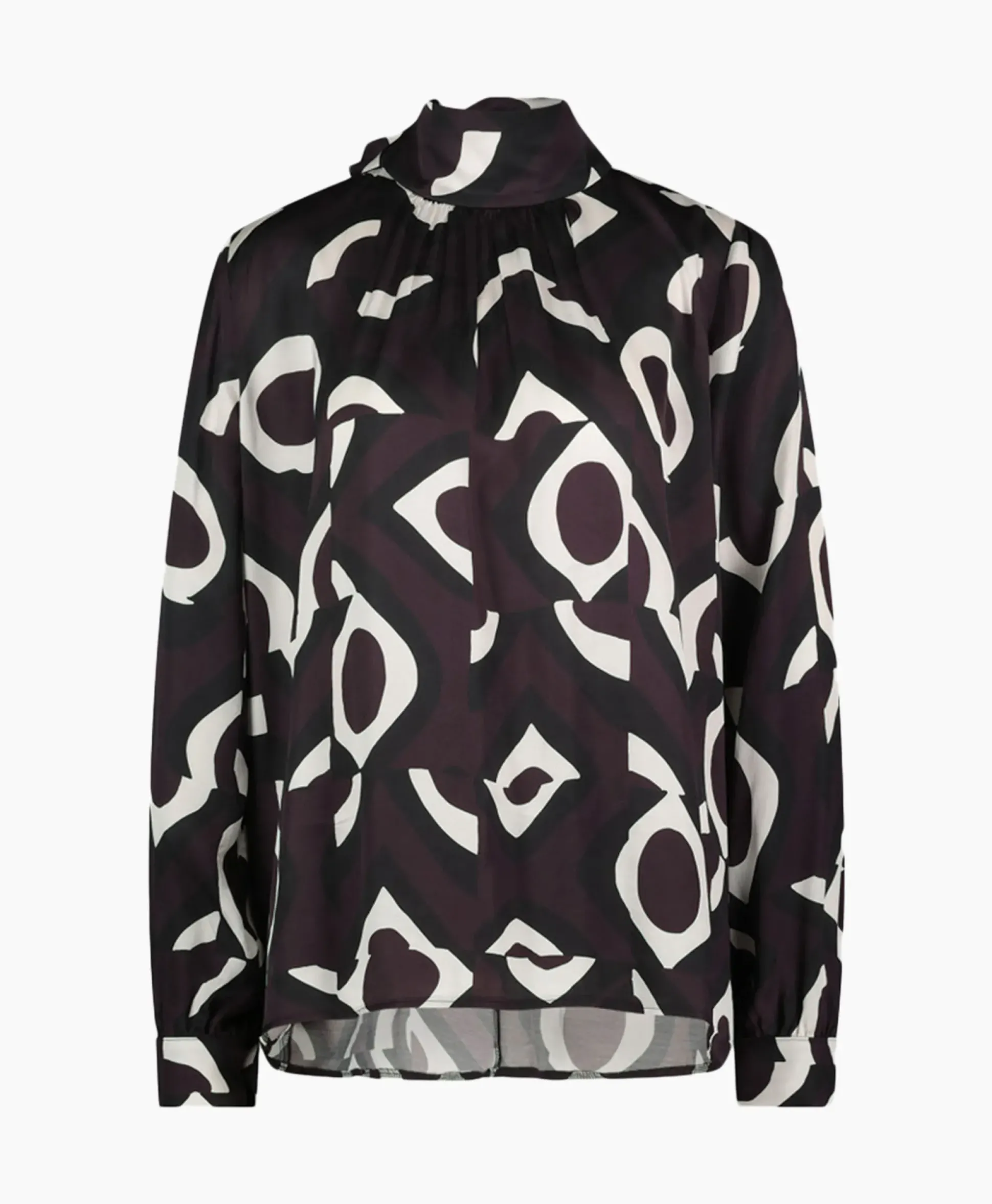Studio Anneloes Top Izzie Satin Eyes Bruin