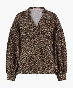 Studio Anneloes Top Julia Leopard Bruin