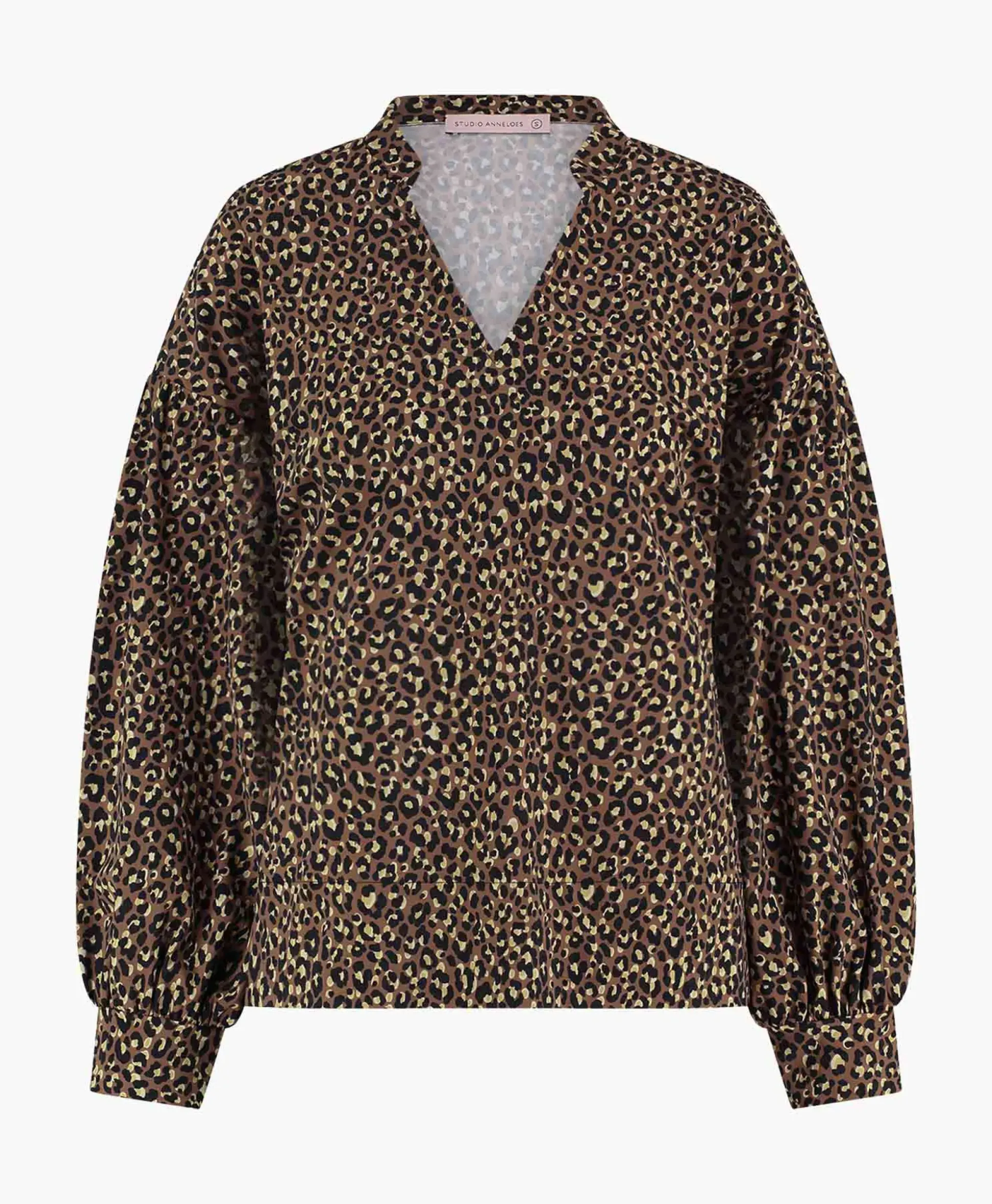 Studio Anneloes Top Julia Leopard Bruin