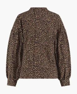 Studio Anneloes Top Julia Leopard Bruin