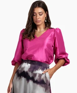 Studio Anneloes Top Laudi Taft Paars