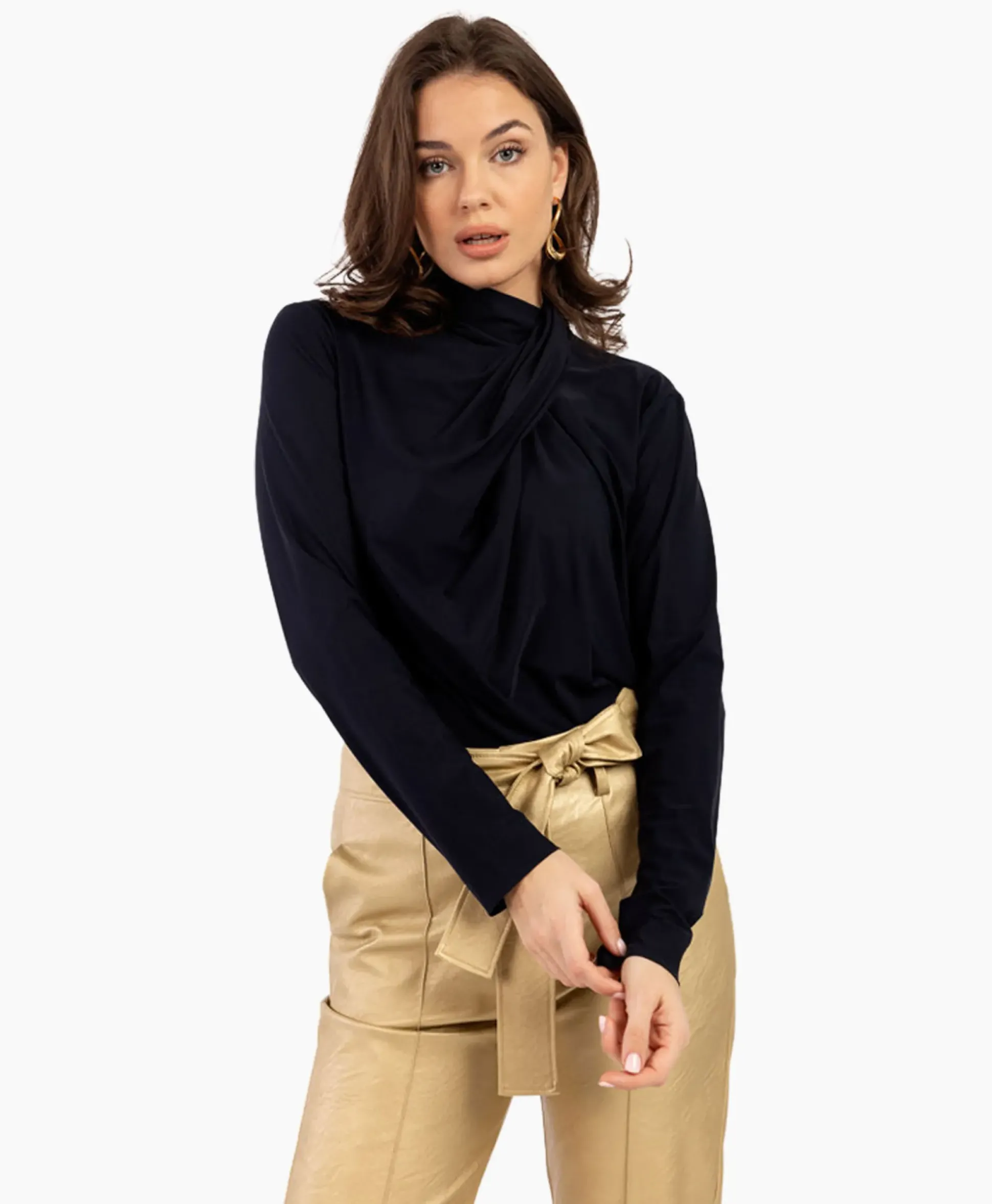 Studio Anneloes Top Lidia Donker Blauw