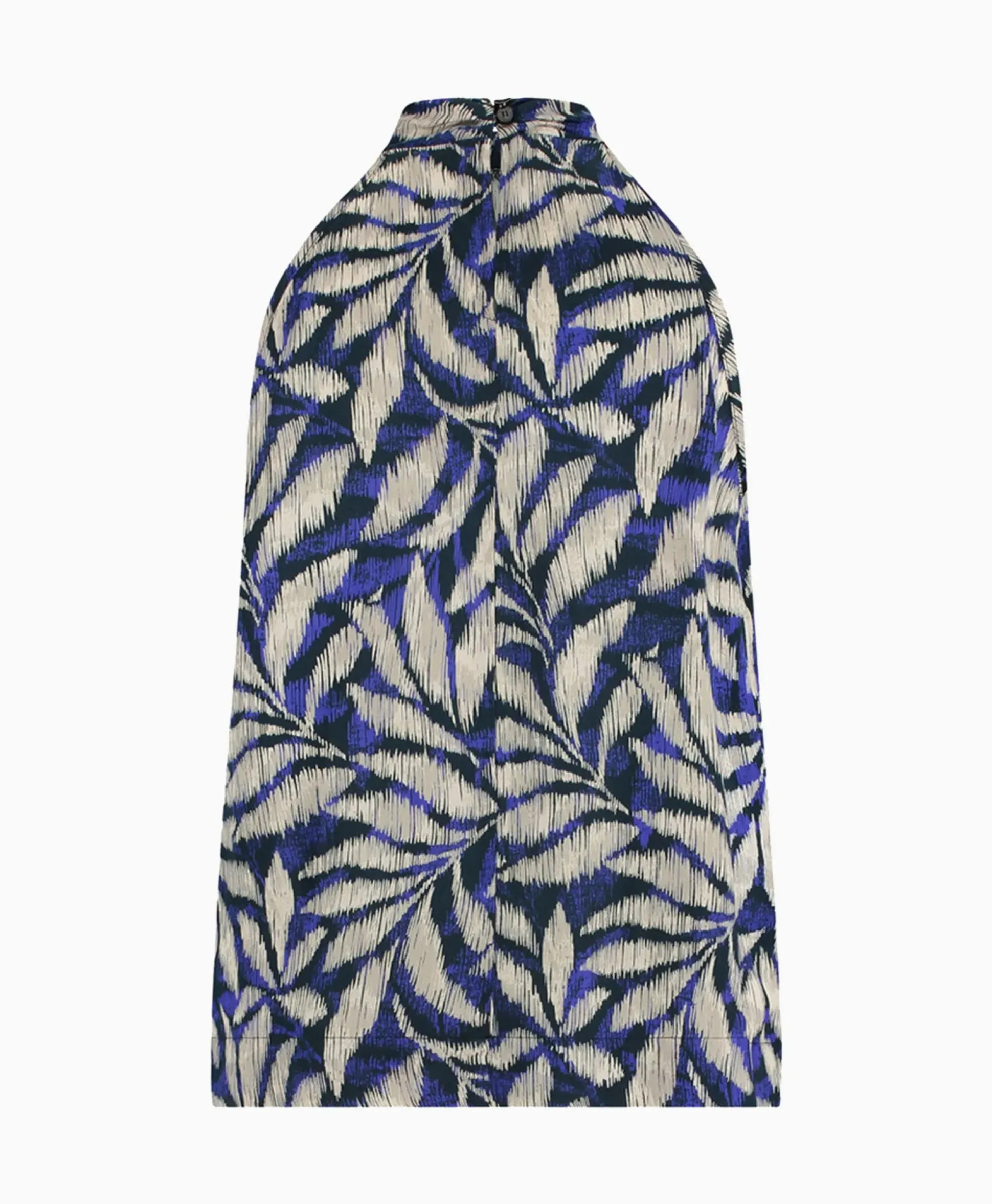 Studio Anneloes Top Sara Satin Big Flower Blauw