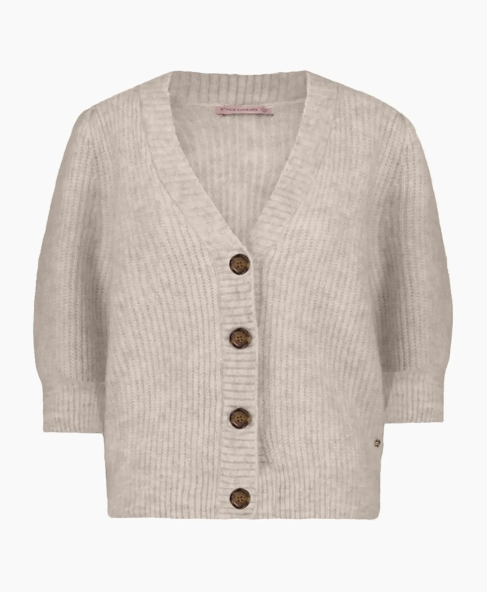 Studio Anneloes Vest Mandy Mohair Cardigan Zand