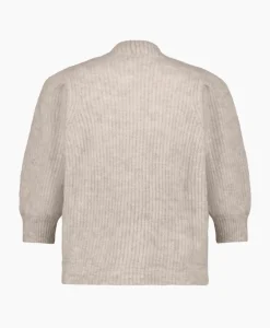 Studio Anneloes Vest Mandy Mohair Cardigan Zand