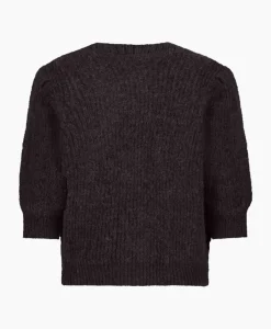 Studio Anneloes Vest Mandy Mohair Cardigan Bruin