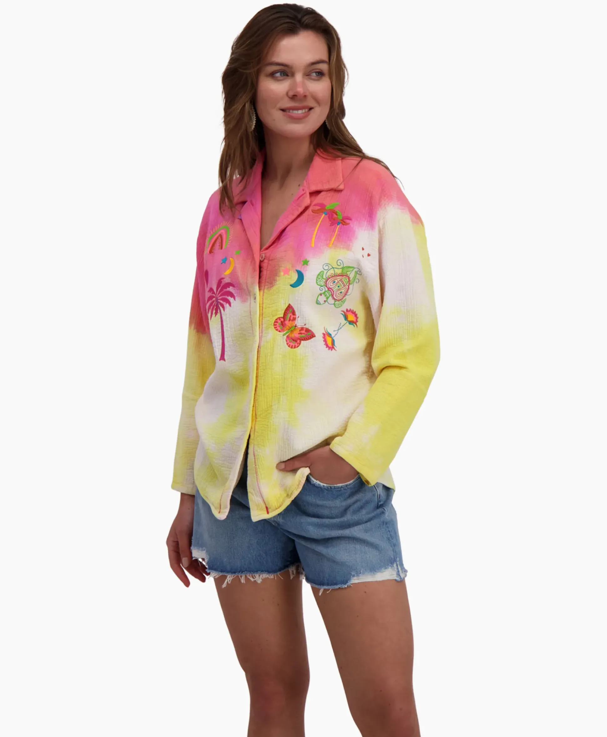 Susanna Blu Blouse Gardenia Gb11 Geel