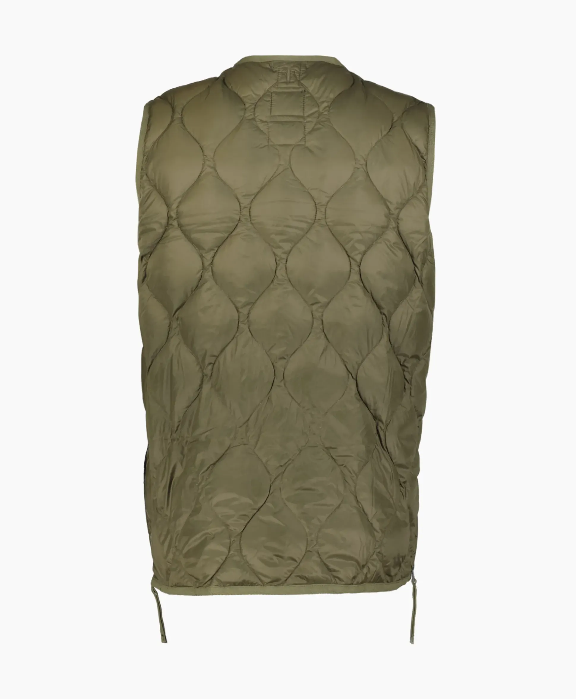 Taion Bodywarmer Military V Neck Olijf