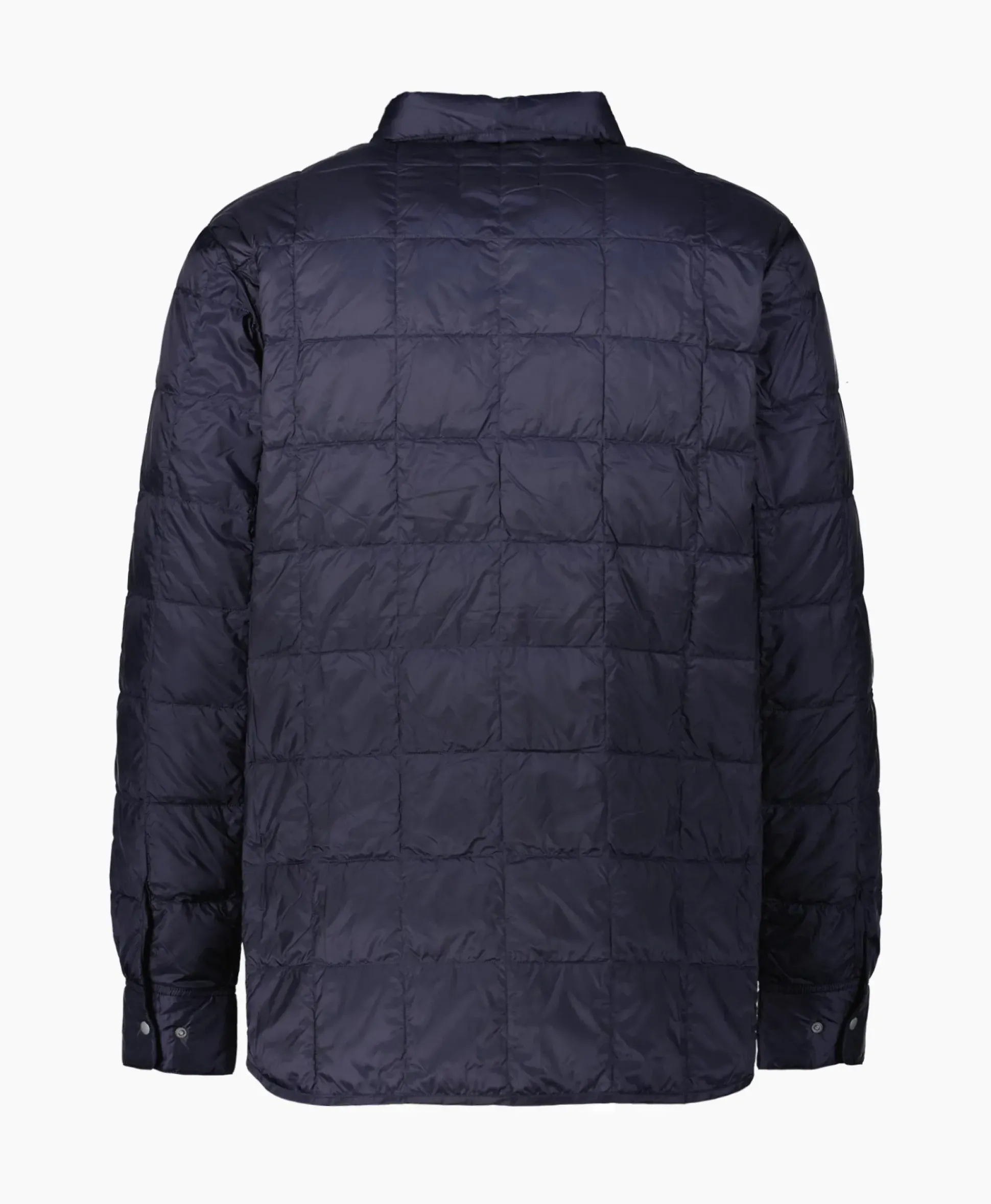 Taion Jack W-Pocket Down Shirts Donker Blauw