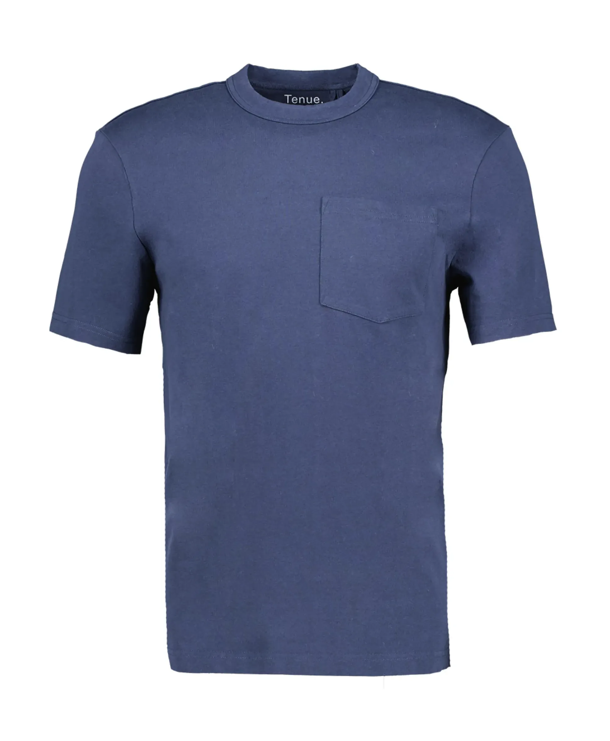 Tenue. T-Shirt Korte Mouw John Blauw