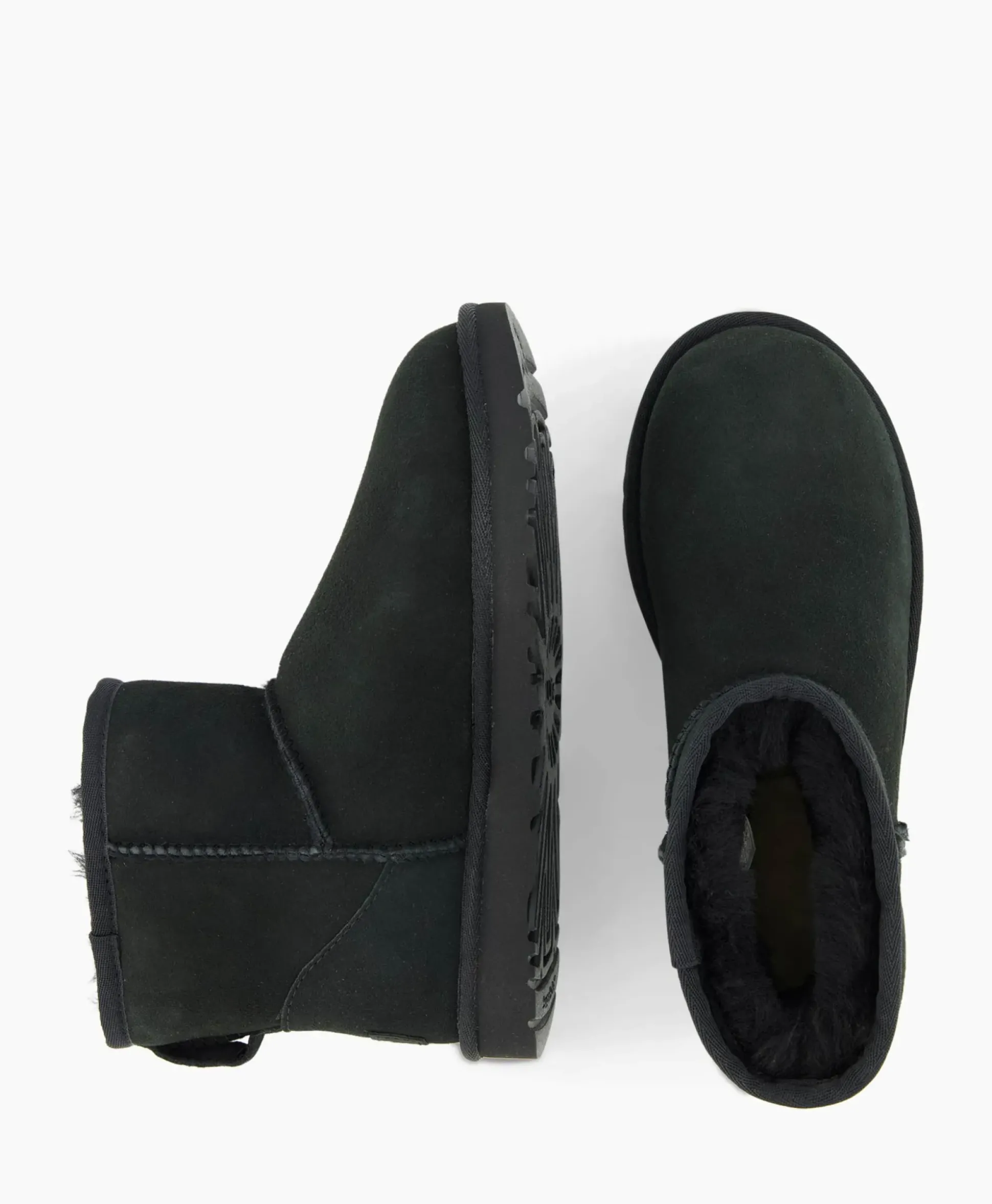 Ugg Enkellaars Classic Mini Ii Zwart