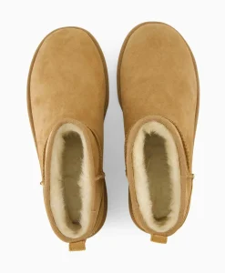 Ugg Enkellaars Classic Ultra Mini Cognac