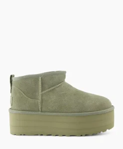 Ugg Enkellaars W Classic Ultra Mini Platform Groen