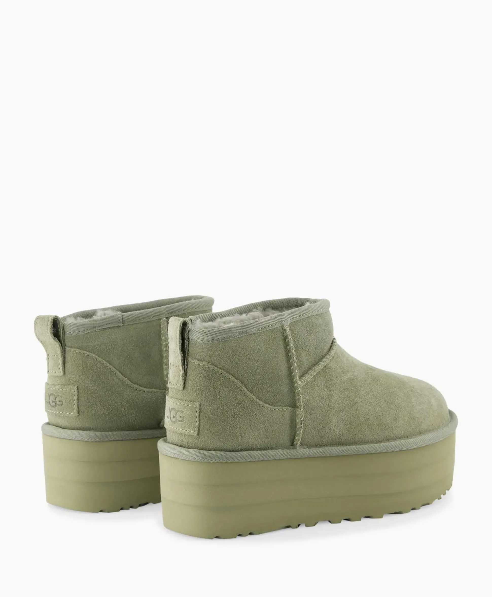 Ugg Enkellaars W Classic Ultra Mini Platform Groen