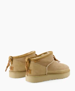 Ugg Enkellaars W Ultra Mini Crafted Regenerate Beige