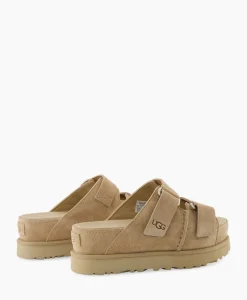 Ugg Sandaal Zonder Hak W Goldenstar Hi Slide Beige