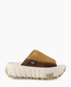 Ugg Sandaal Zonder Hak W Venture Daze Slide Licht Bruin