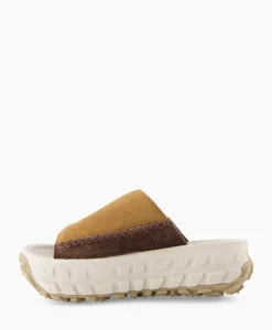 Ugg Sandaal Zonder Hak W Venture Daze Slide Licht Bruin
