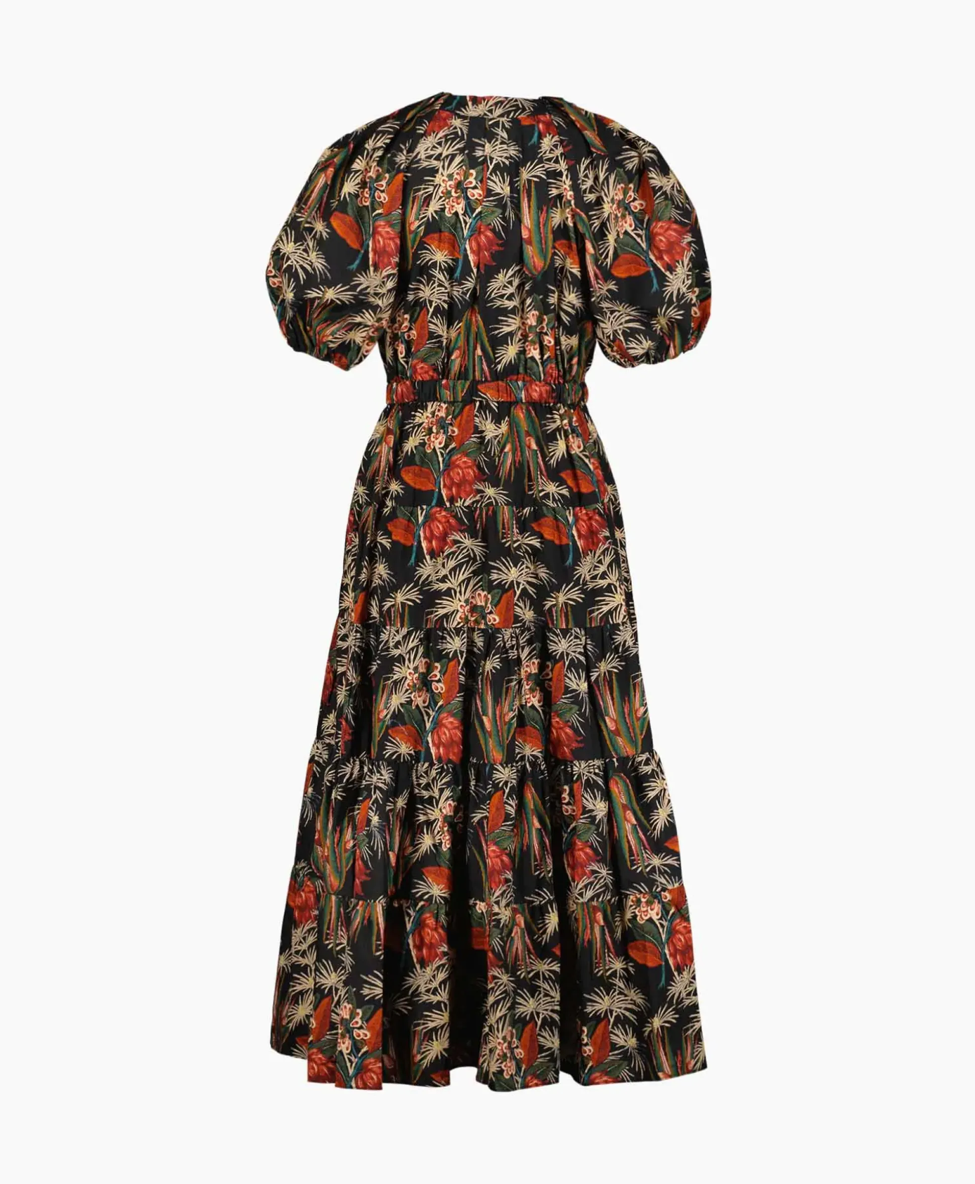 Ulla Johnson Midi Jurk Olina Bruin