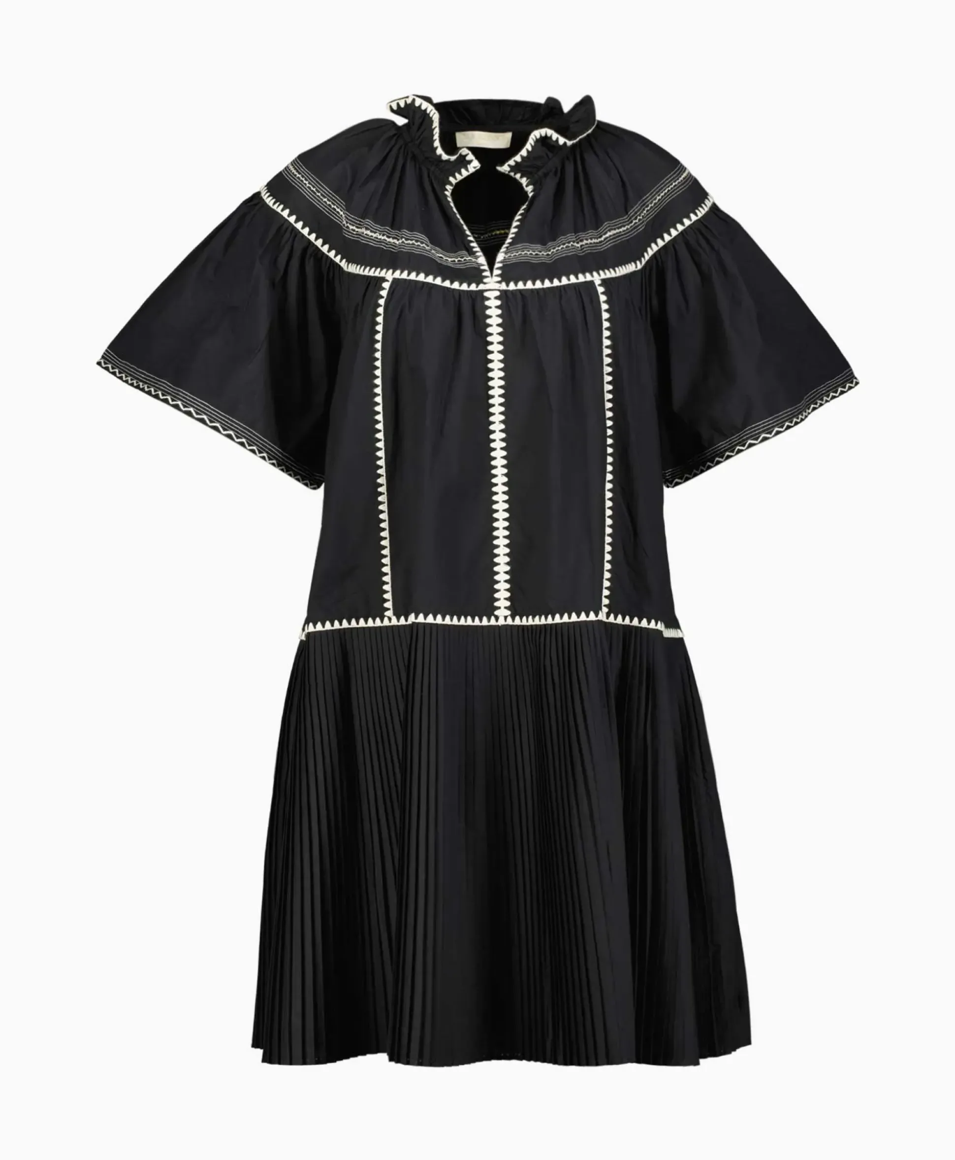 Ulla Johnson Mini Jurk Desi Zwart