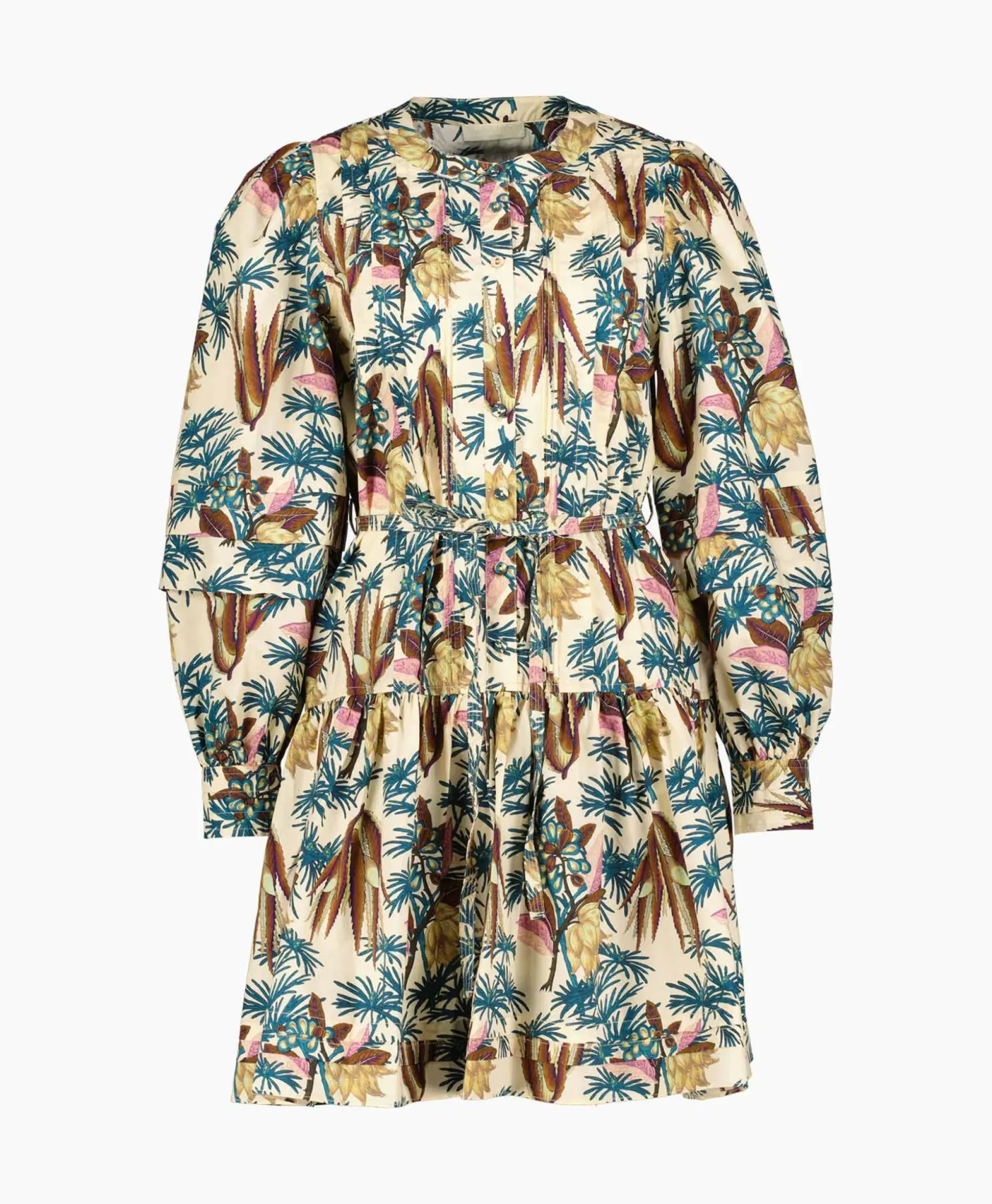 Ulla Johnson Mini Jurk Karina Midden Geel