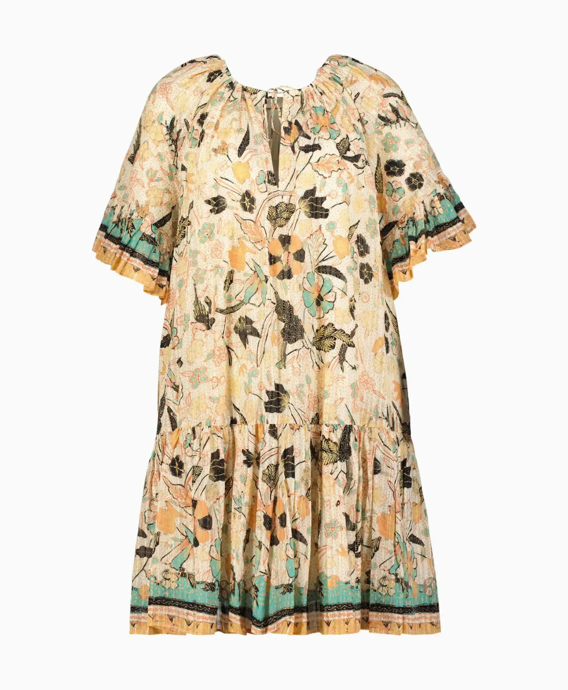 Ulla Johnson Mini Jurk Malie Ecru