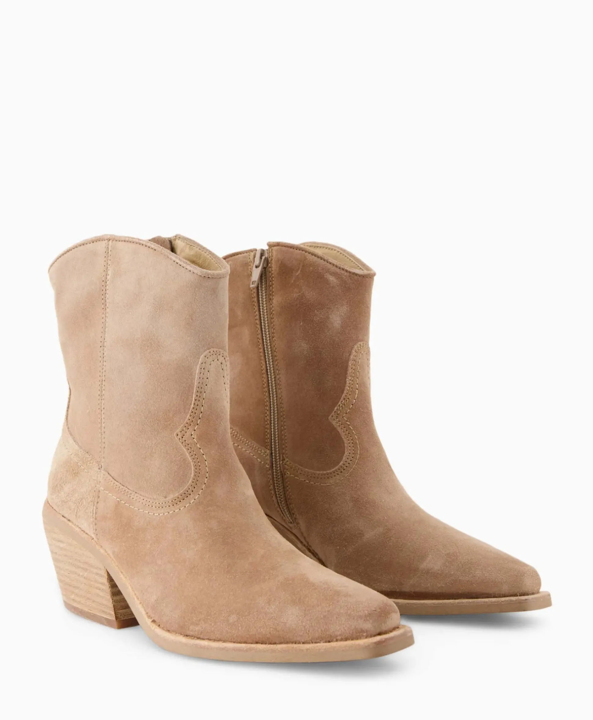 Via Vai Enkellaars Eveline Beige