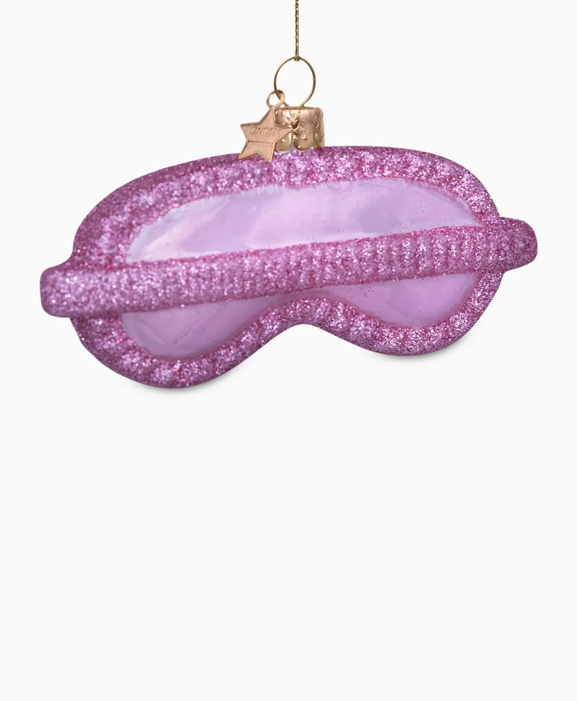 Vondels Vondels Kerstbal Sleeping Beauty Slaapmasker Pink