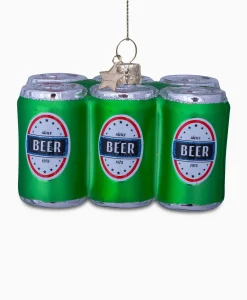 Vondels Vondels Kerstbal Sixpack Bier Groen