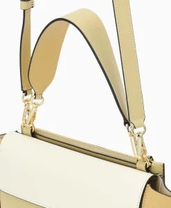 Wandler Crossbody Tas Hortensia Medium Beige