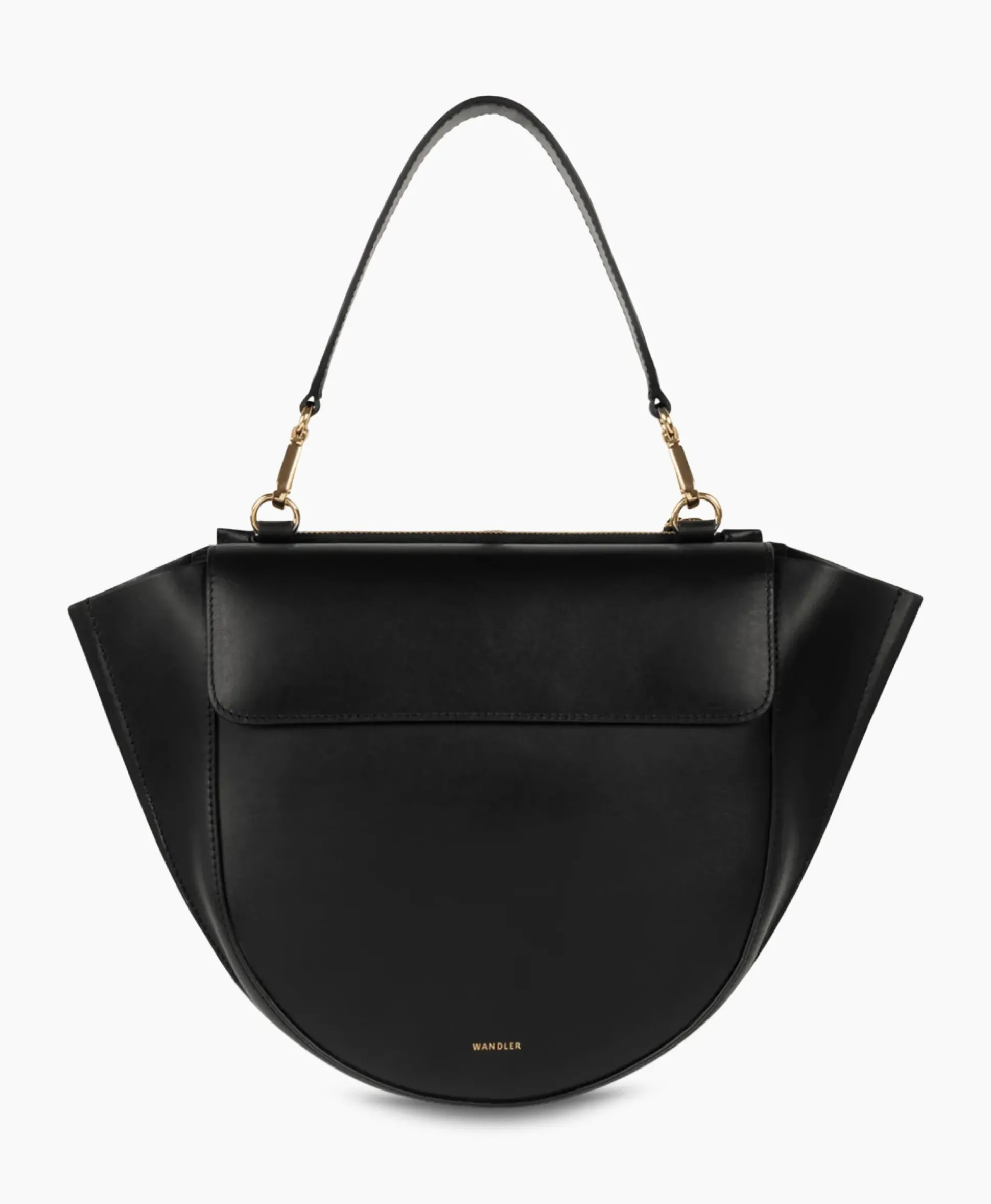 Wandler Crossbody Tas Hortensia Medium Zwart