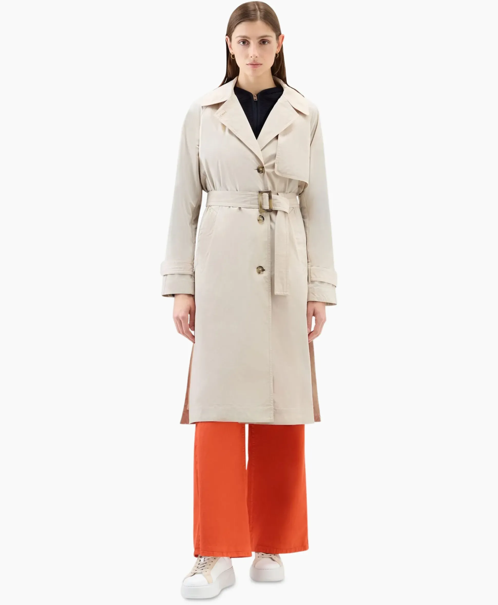 Woolrich Trenchcoat Summer Beige