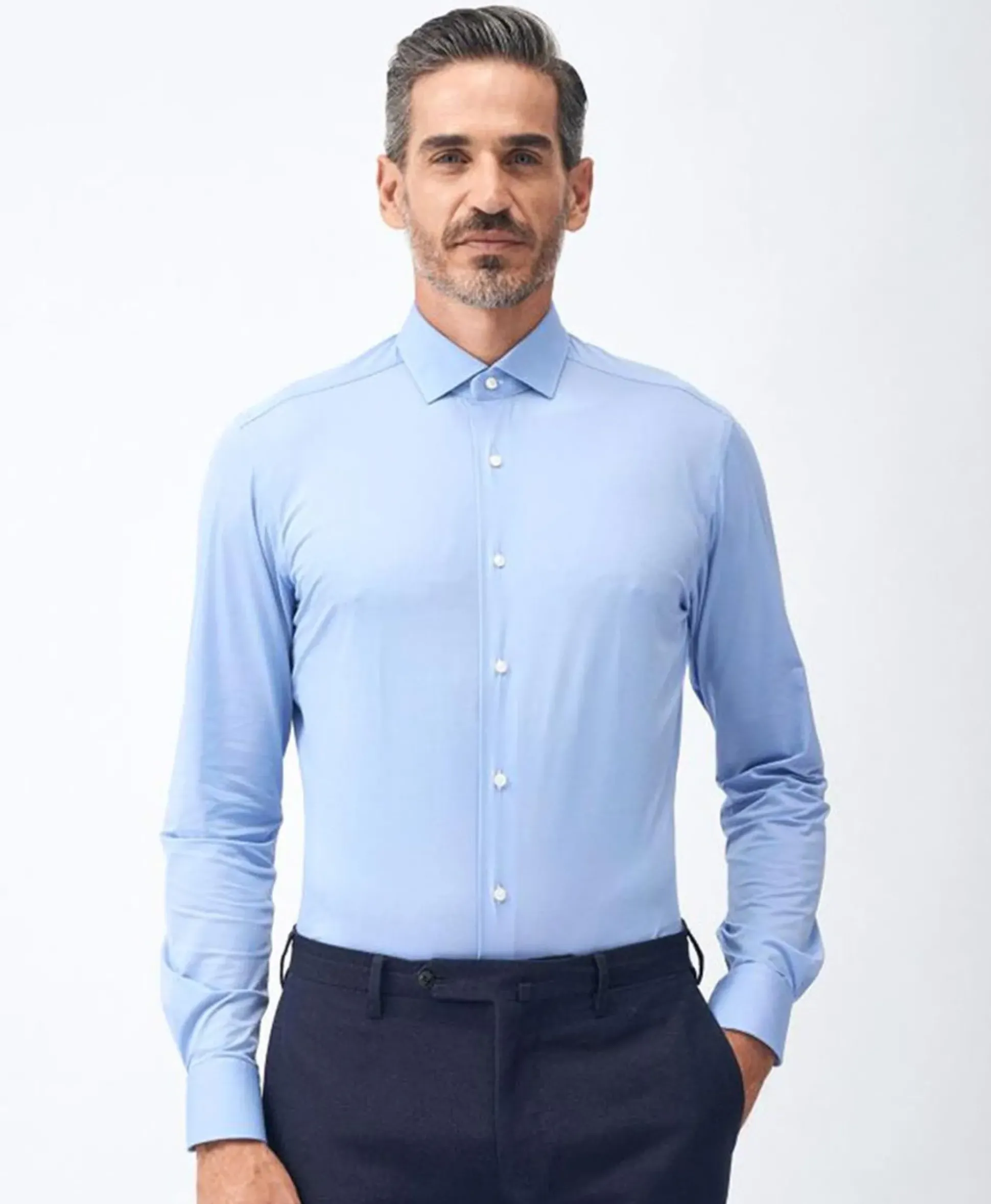 Xacus Active Shirt Blauw Dessin