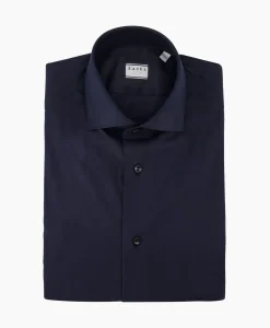 Xacus Tailor Fit Shirt Donker Blauw