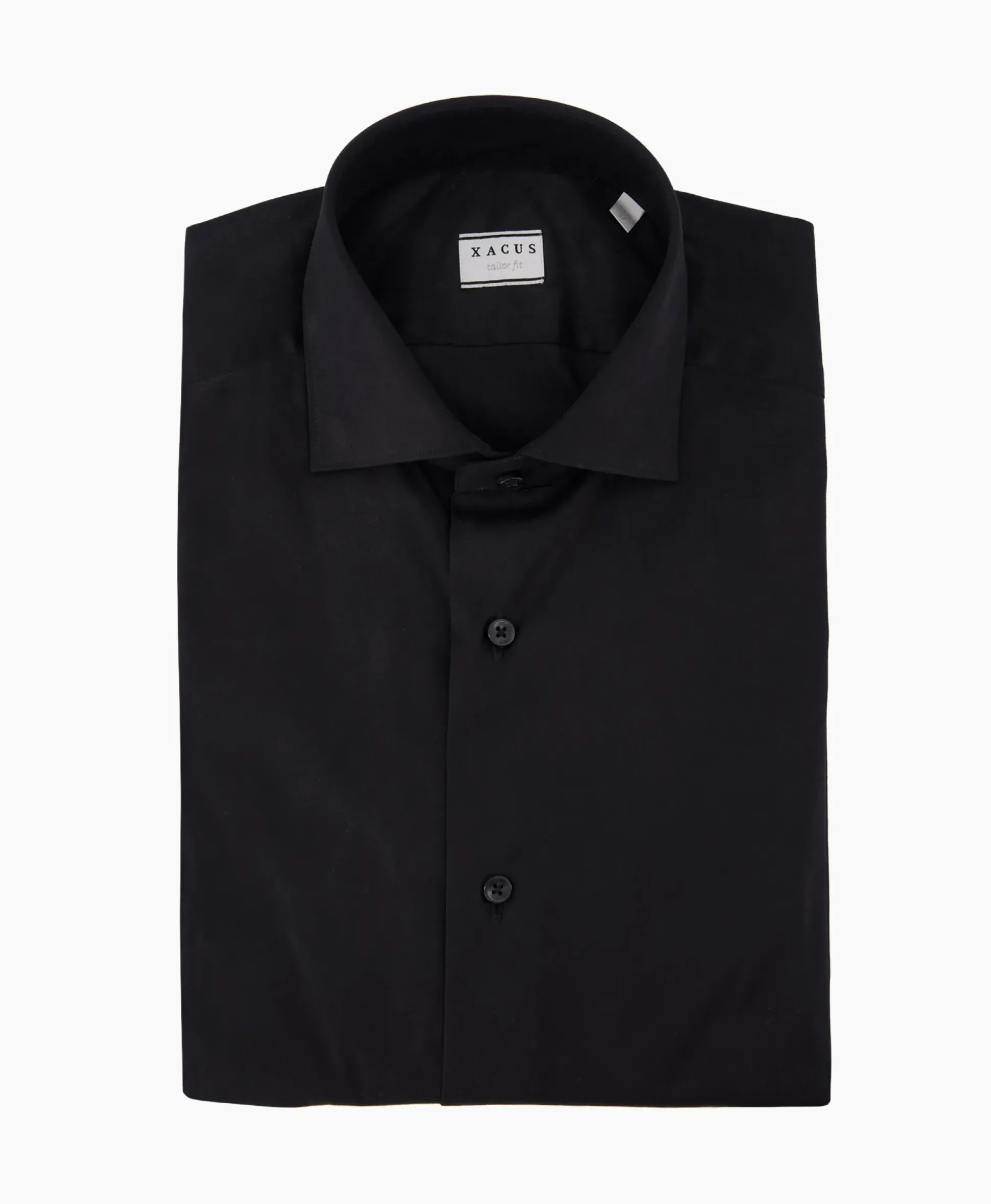 Xacus Tailor Fit Shirt Zwart