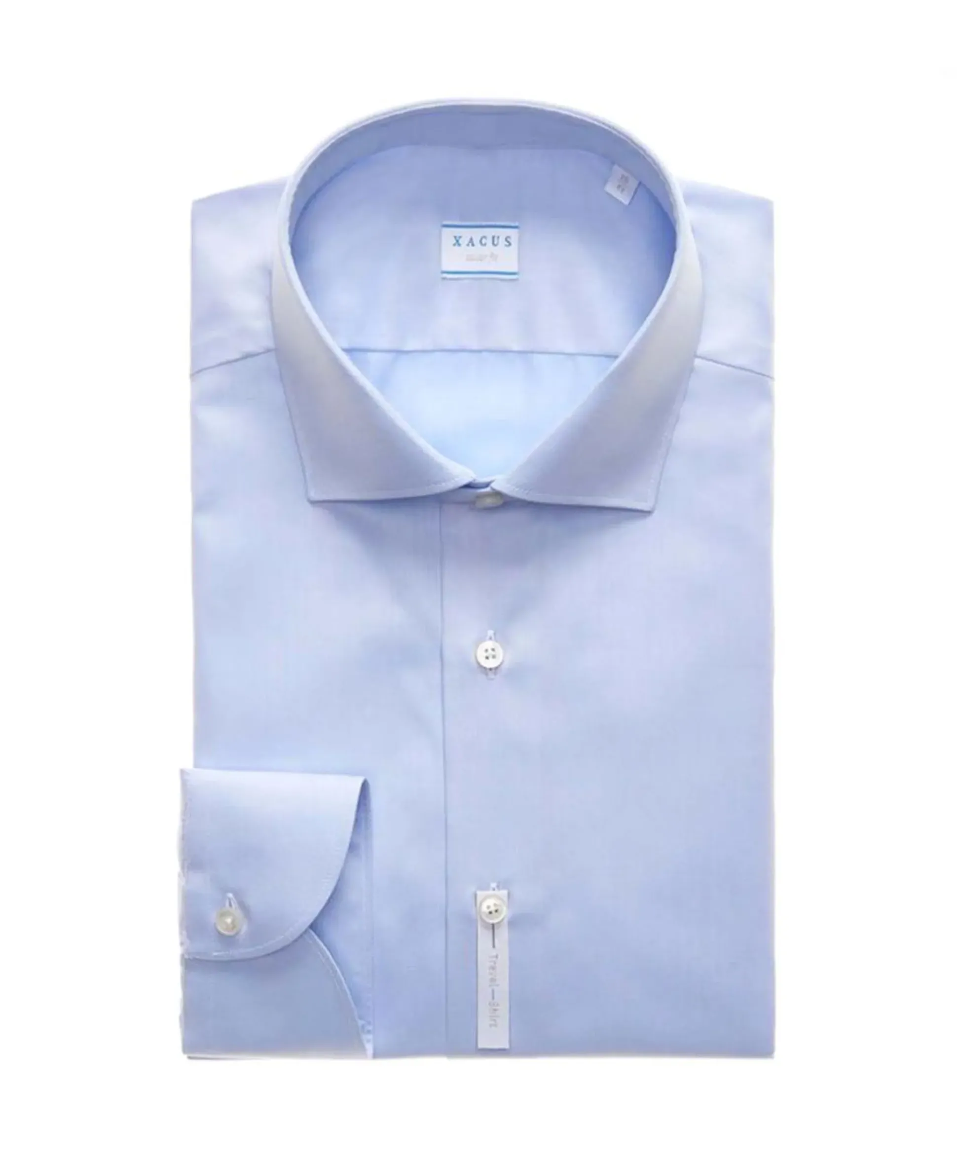 Xacus Travel Shirt Licht Blauw
