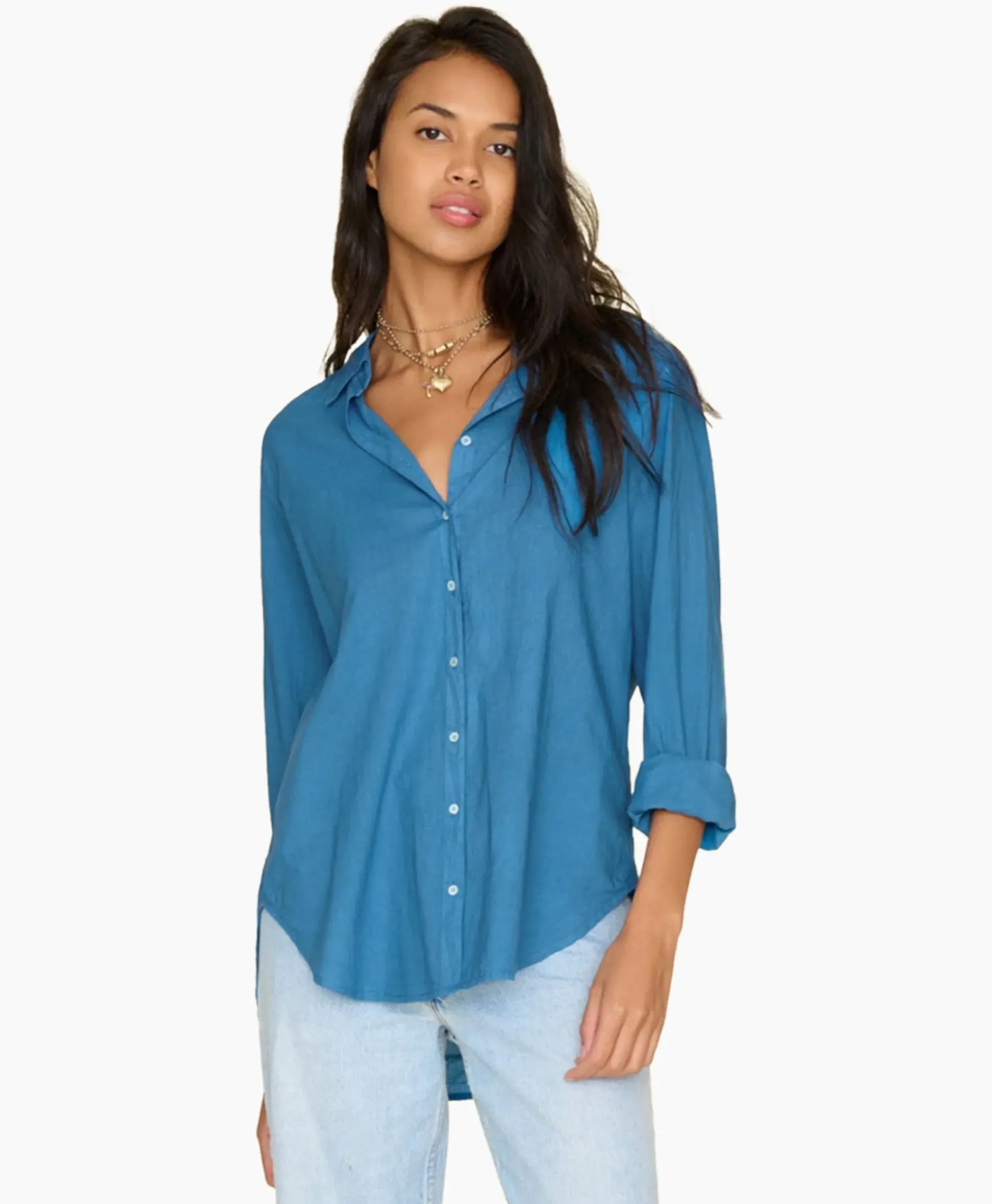 Xirena Blouse Beau Petrol
