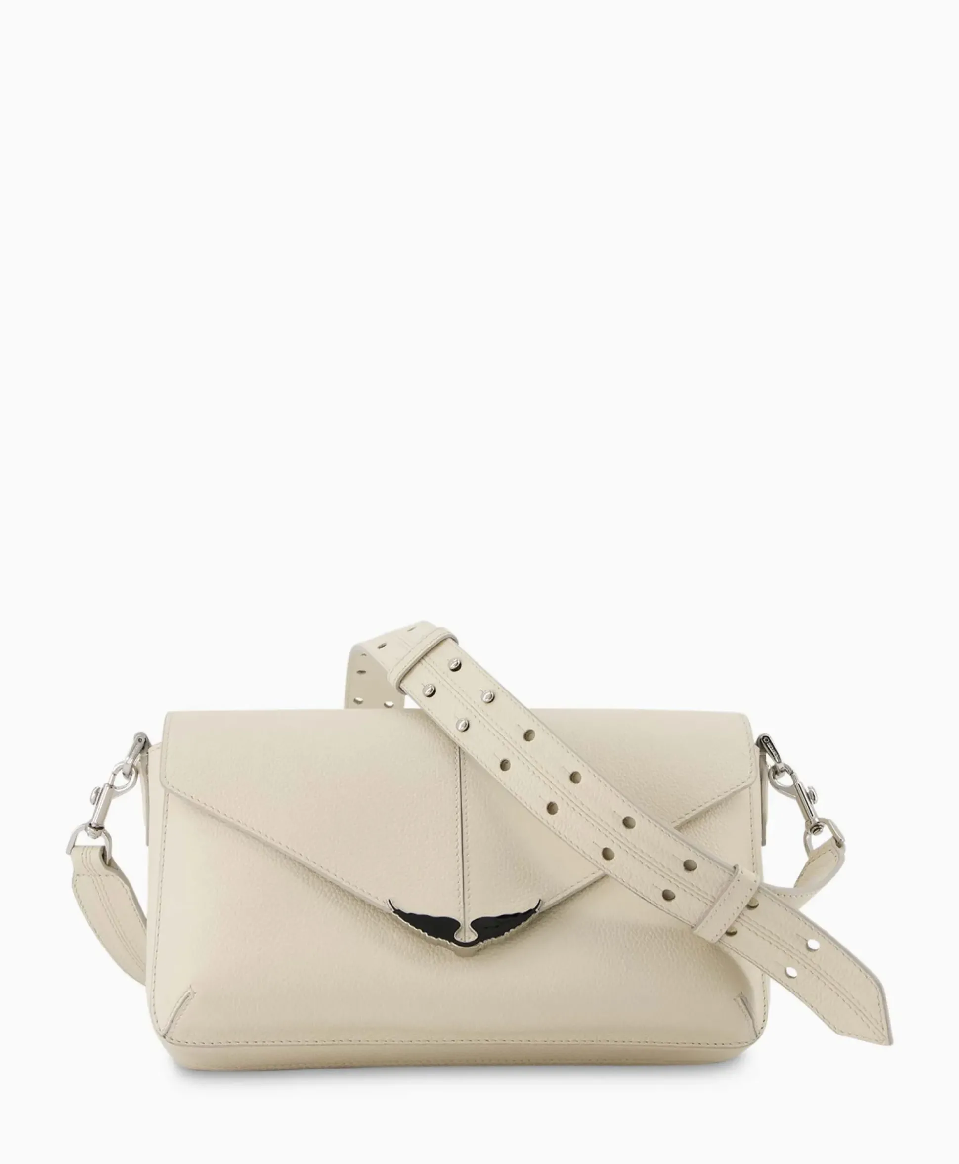 Zadig & Voltaire Crossbody Tas Borderline Daily Grained Leath Ecru