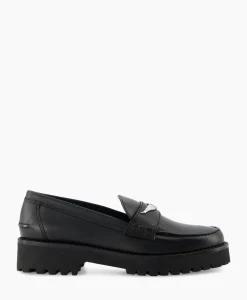 Zadig & Voltaire Loafer Joecassin Semy-Shiny Calfskin Zwart