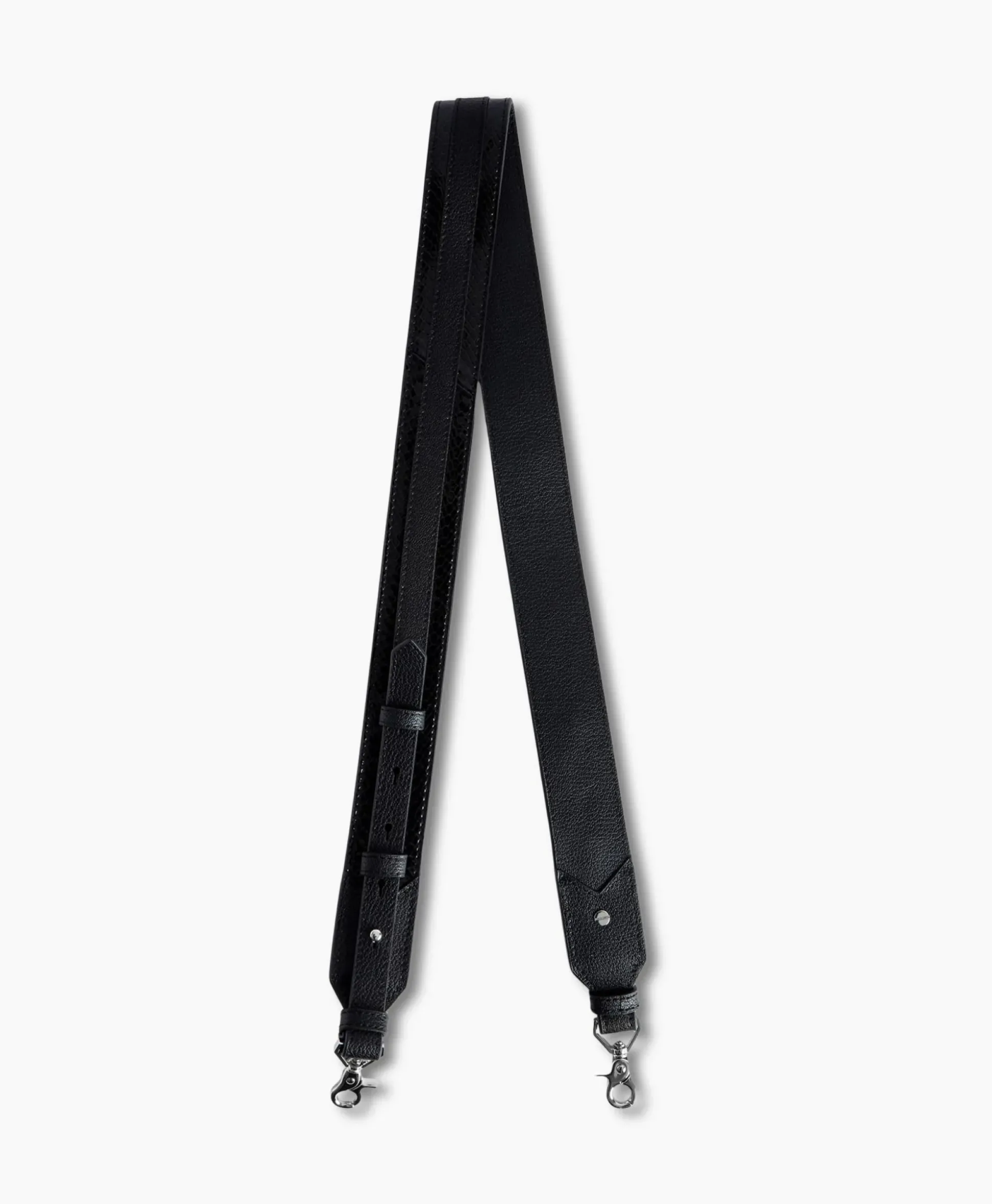 Zadig & Voltaire Riem Strap Adjustable Glossy Wild Zwart