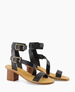 Zadig & Voltaire Sandaal Met Hak Cecilia Caprese Sandal Leather Zwart