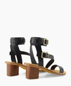 Zadig & Voltaire Sandaal Met Hak Cecilia Caprese Sandal Leather Zwart