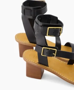 Zadig & Voltaire Sandaal Met Hak Cecilia Caprese Sandal Leather Zwart