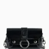 Zadig & Voltaire Schouder / Hand Tas Kate Wallet Glossy Wild Emboss Zwart